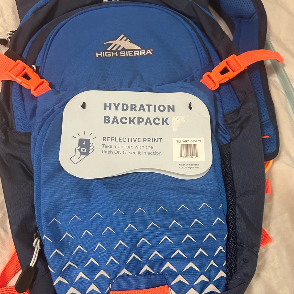 High Sierra Blue Hydration Backpack